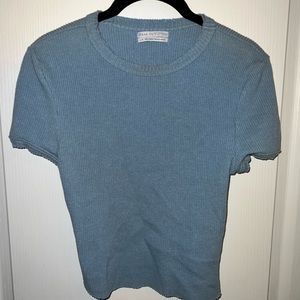 Urban Outfitters blue baby tee